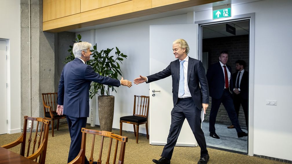 Verkenner Plasterk aan het werk; Wilders wil met VVD, BBB en NSC praten zonder taboes