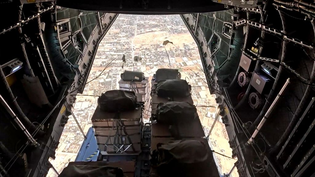 Ook Nederland gaat weer noodhulp afgooien boven Gaza