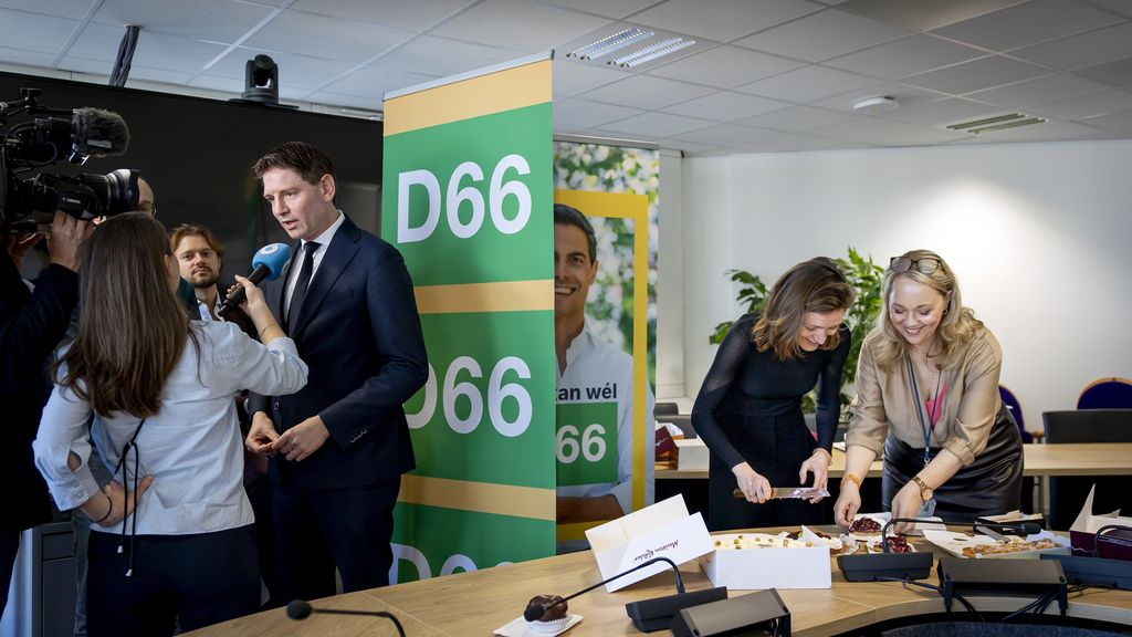 Taart in de Tweede Kamer: alle partijen zien winst